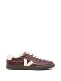 VEJA lizard-effect lace-up sneakers