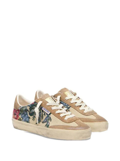 Golden Goose Soul Star canvas and suede sneakers