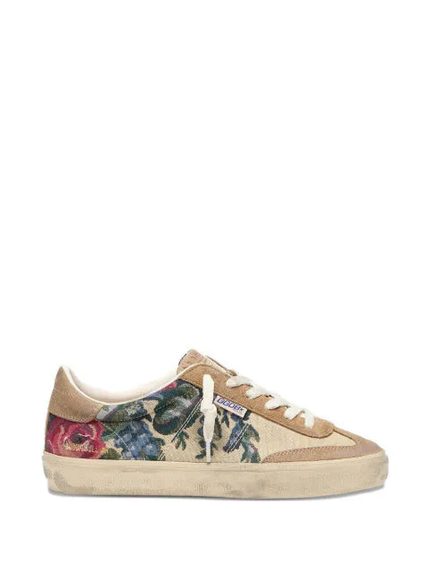 Golden Goose Soul Star canvas and suede sneakers