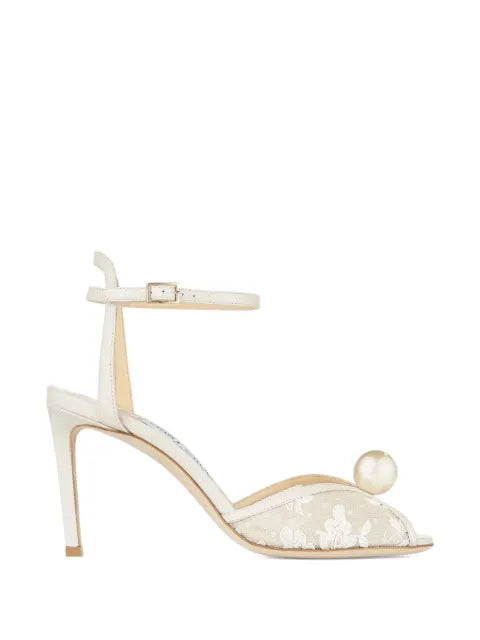 Jimmy Choo pearl lace sandals