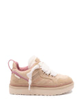 UGG Lowmel Meadow pink-trim sneakers