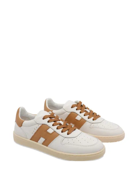 Hogan logo leather cool sneakers