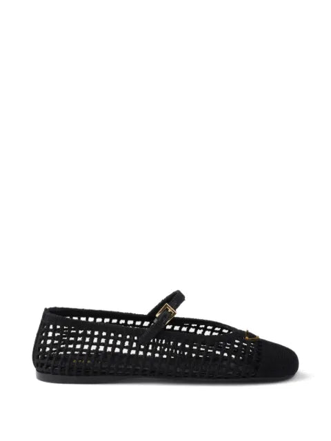 Prada crochet ballerinas