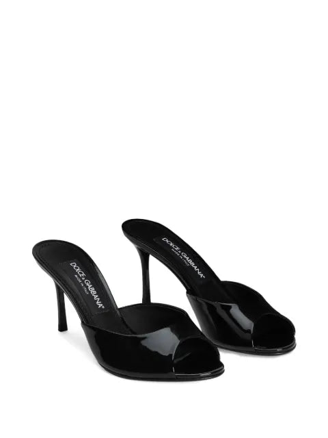 Dolce & Gabbana Keira patent leather mules