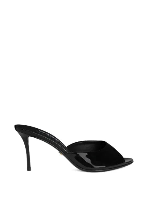 Dolce & Gabbana Keira patent leather mules