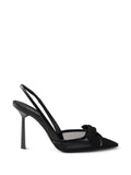 Prada mesh fabric slingback pumps