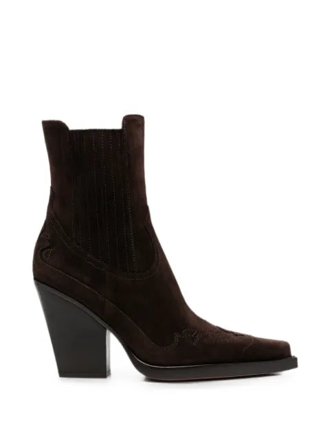 Paris Texas Dallas embroidered ankle boots 100