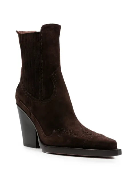 Paris Texas Dallas embroidered ankle boots 100