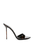 Paris Texas Lidia tortoise patent leather mules 105