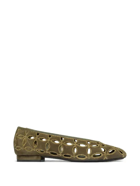 Bernardo Brie cut-out ballet flats