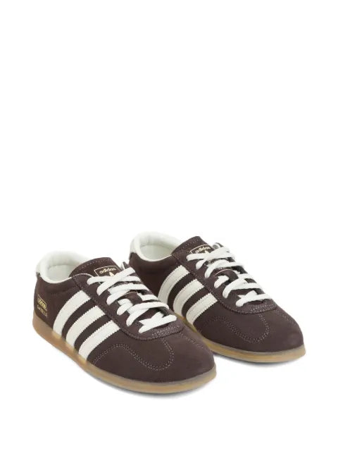 adidas stripe suede trainers