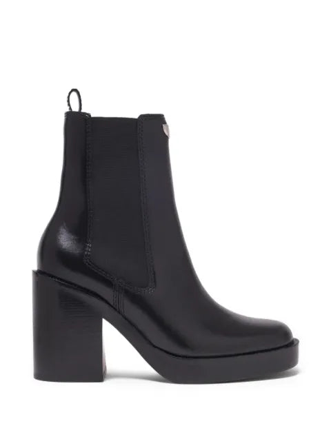 Maje heeled leather chelsea boots