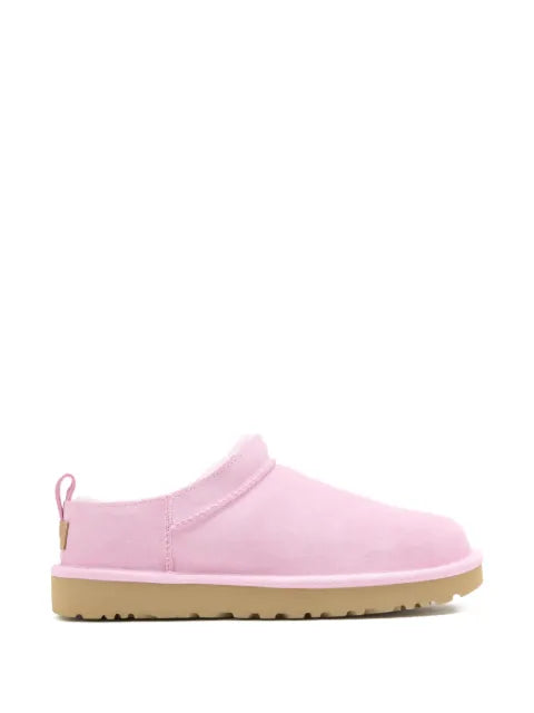 UGG Classic Micro pink suede boots