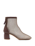 Forte Forte My Alma studded-net ankle boots