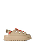 UGG logo-patch flat sandals