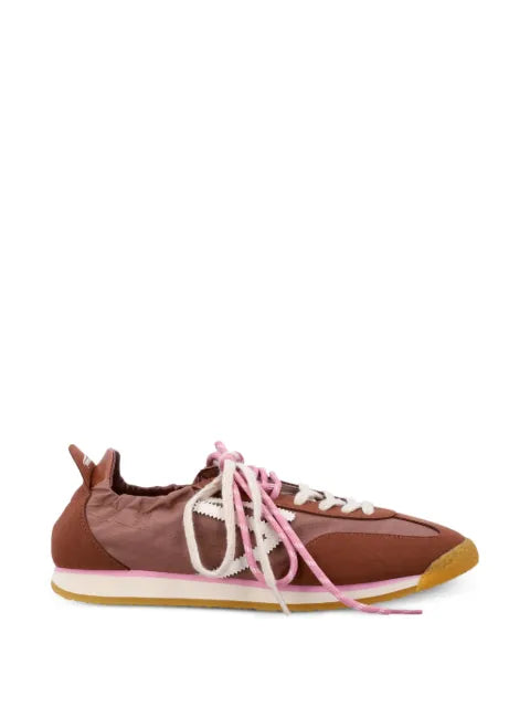 Puraai panther leather sneakers