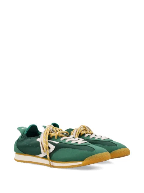 Puraai panther appliquéd sneakers
