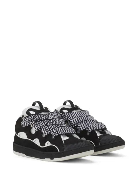 Lanvin zigzag lace-up sneakers