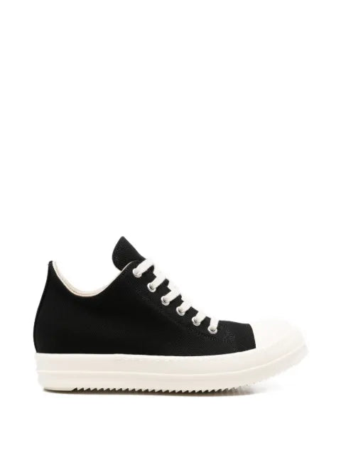 Rick Owens DRKSHDW Temple low sneaks 13oz overdyed denim