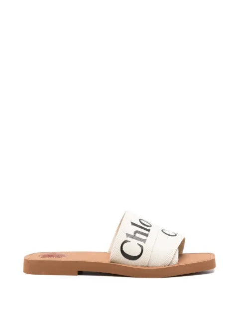 Chloé Woody logo-print sandals