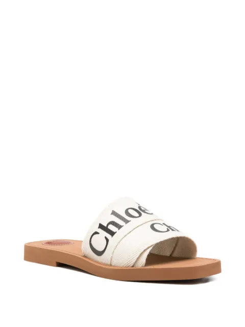 Chloé Woody logo-print sandals