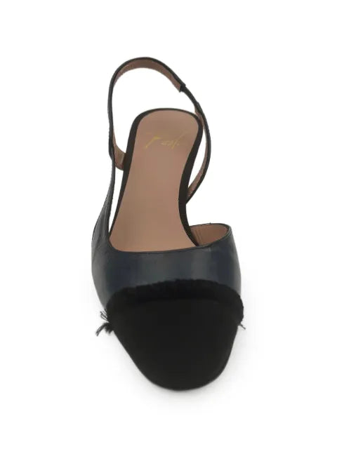 Roberto Festa Ficus fringed slingback pumps