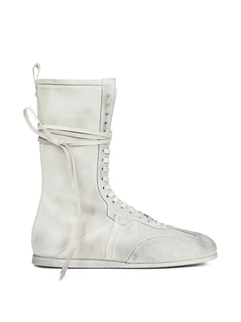 Ann Demeulemeester suede lace-up sneakers
