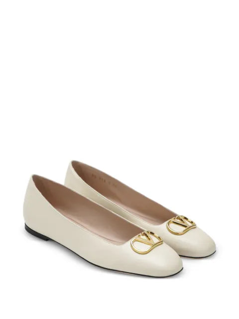 Valentino Garavani VLogo Signature leather ballet flats