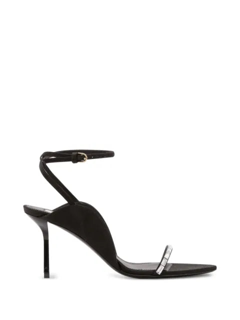 Victoria Beckham Victoria embellished sandals 75 satin