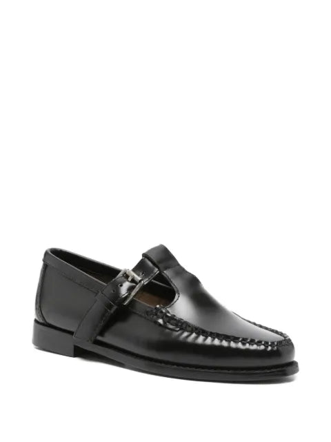 G.H.Bass Weejuns Mary Jane shoes in black leather