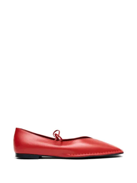 ALOHAS Sway tie square-toe ballet flats