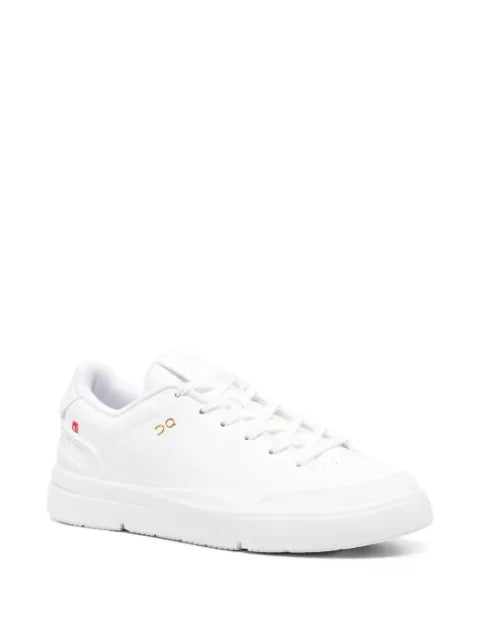 On lace-up sneakers