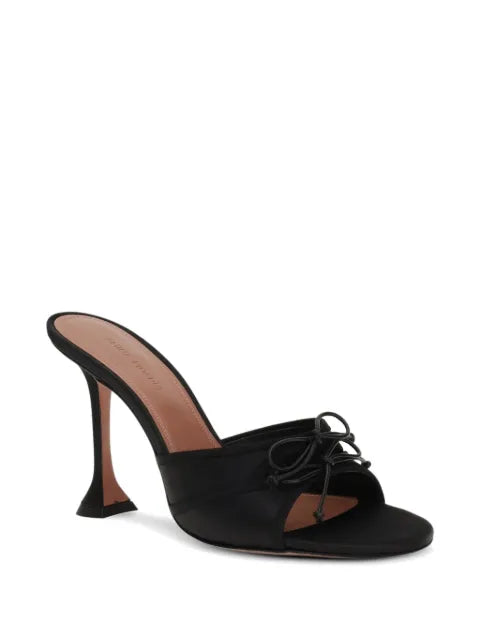 Amina Muaddi Eleonora bow-detail heeled sandals