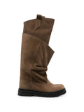 The Attico Robin Passeggiata brown combat boots