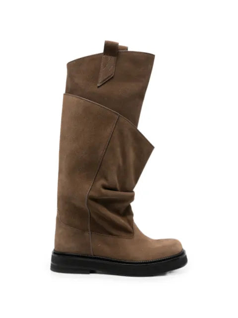 The Attico Robin Passeggiata brown combat boots