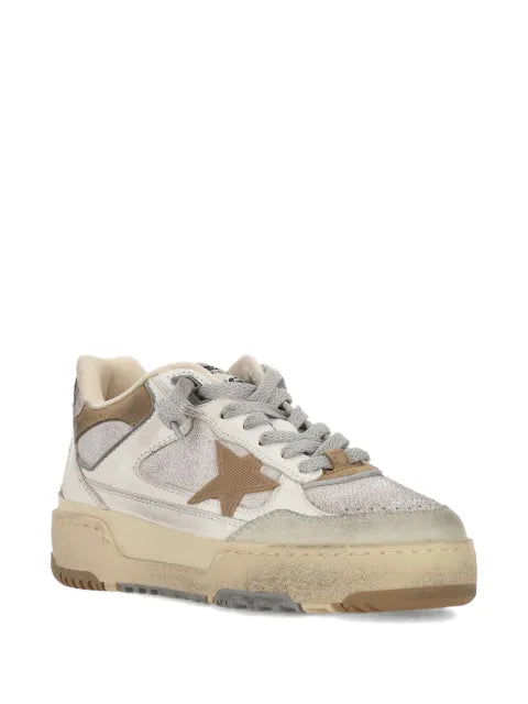 Golden Goose star appliqué leather sneakers