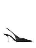 Saint Laurent Babylone Breteuil slingback pumps in smooth leather