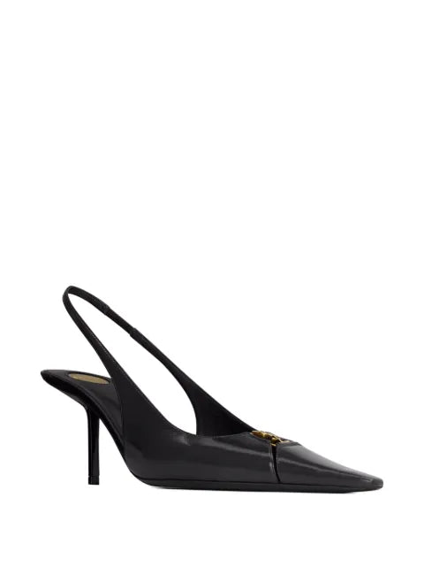 Saint Laurent Babylone Breteuil slingback pumps in smooth leather