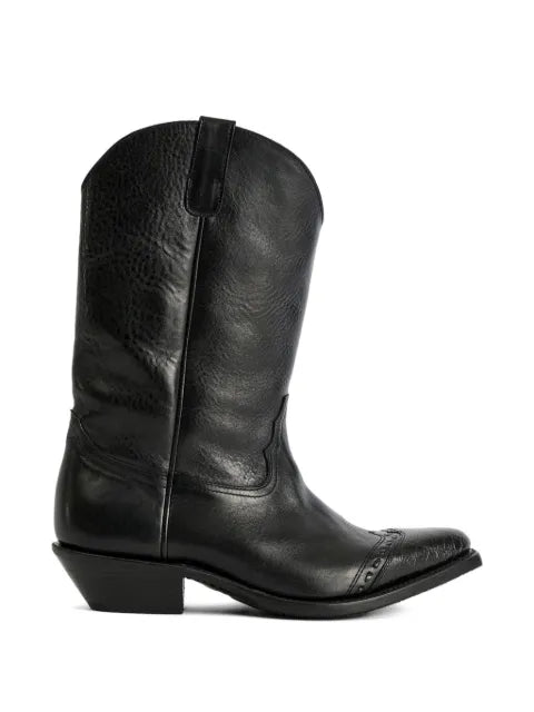 OUR LEGACY Consultant pointed-toe leather boots
