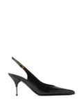 Versace Nyx leather slingback 80mm