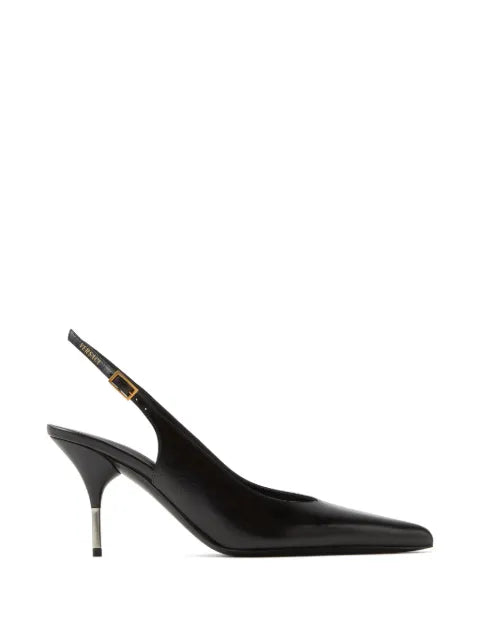 Versace Nyx leather slingback 80mm