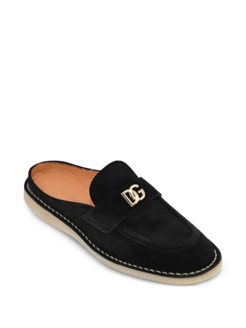 Dolce & Gabbana logo-plaque  mules