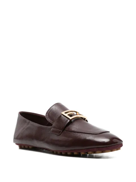 FENDI tube nappa leather loafers