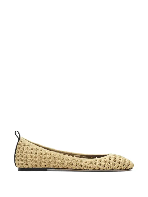 Marc Jacobs The Crochet Lace Up lace-up ballet flats