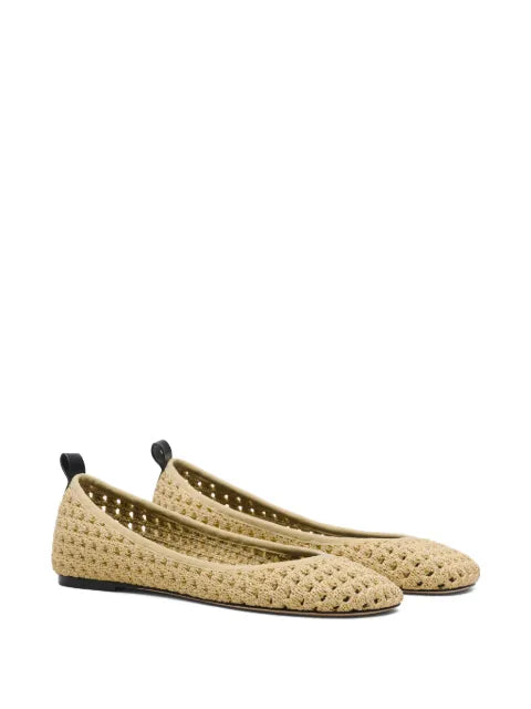 Marc Jacobs The Crochet Lace Up lace-up ballet flats