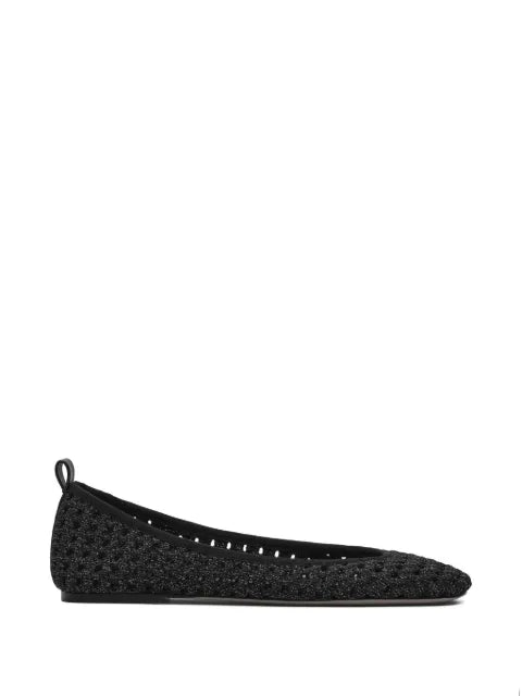 Marc Jacobs crochet lace up ballet flats