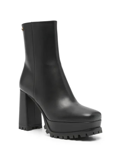 Gianvito Rossi block-heel leather ankle boots