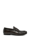 ALOHAS Aven vintage effect leather loafers