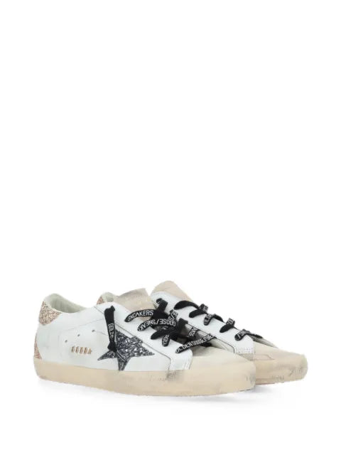 Golden Goose Superstar glitter-star sneakers