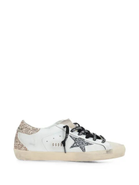 Golden Goose Superstar glitter-star sneakers